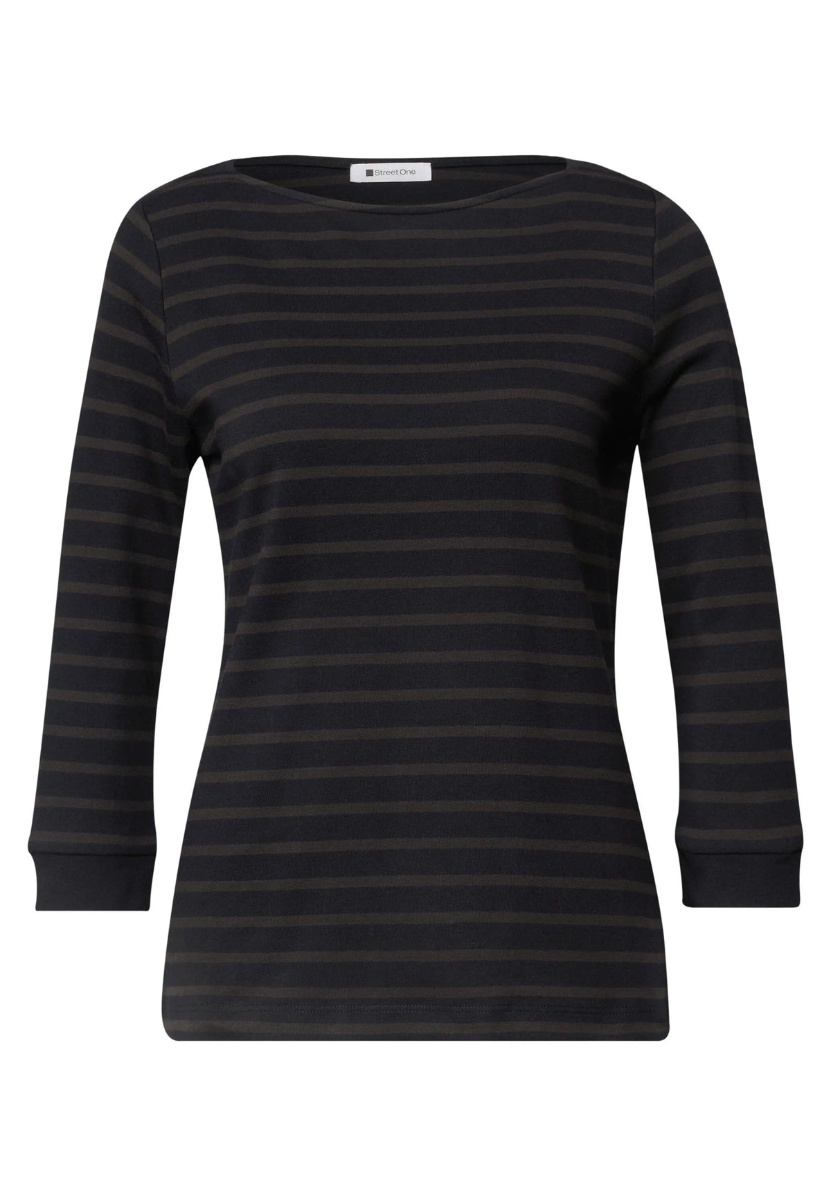 3/4-Arm Shirt mit Streifen