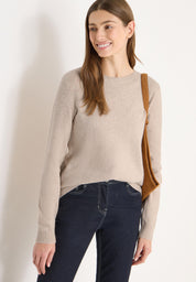 Strickpullover aus Baumwollmix