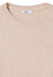 Strickpullover aus Baumwollmix