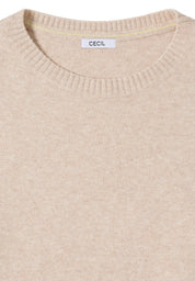 Strickpullover aus Baumwollmix