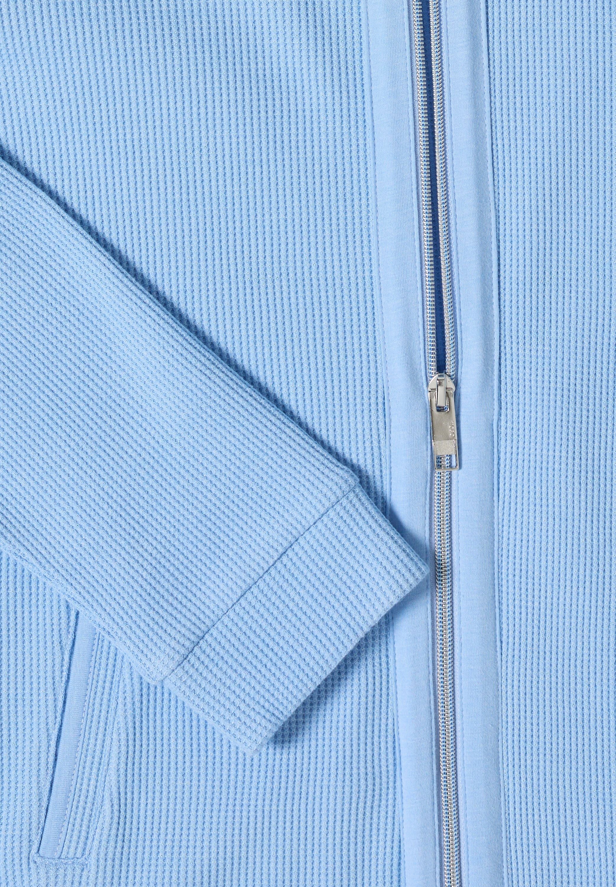 Sweatshirtjacke aus Baumwollmix