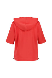 Sweatshirtjacke aus Baumwollmix