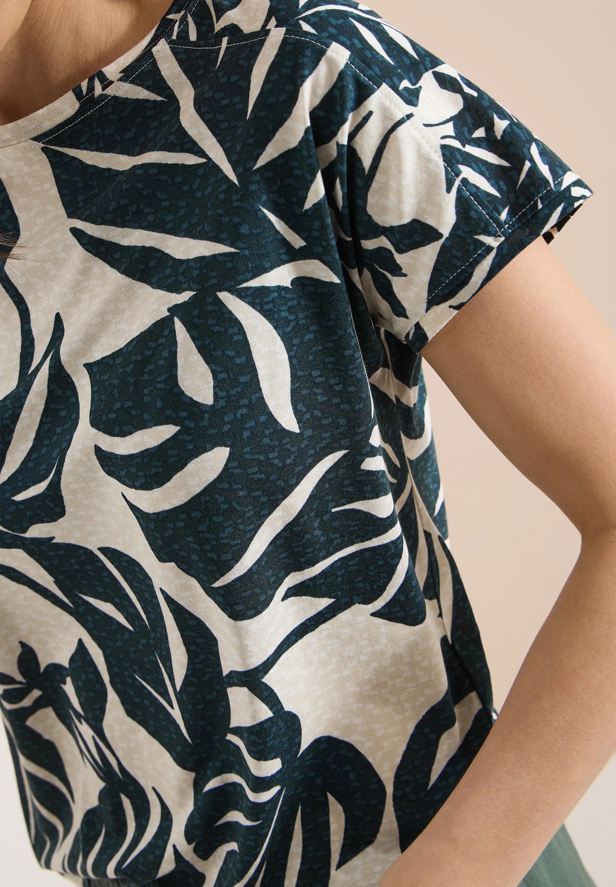 T-Shirt aus Baumwollmix
