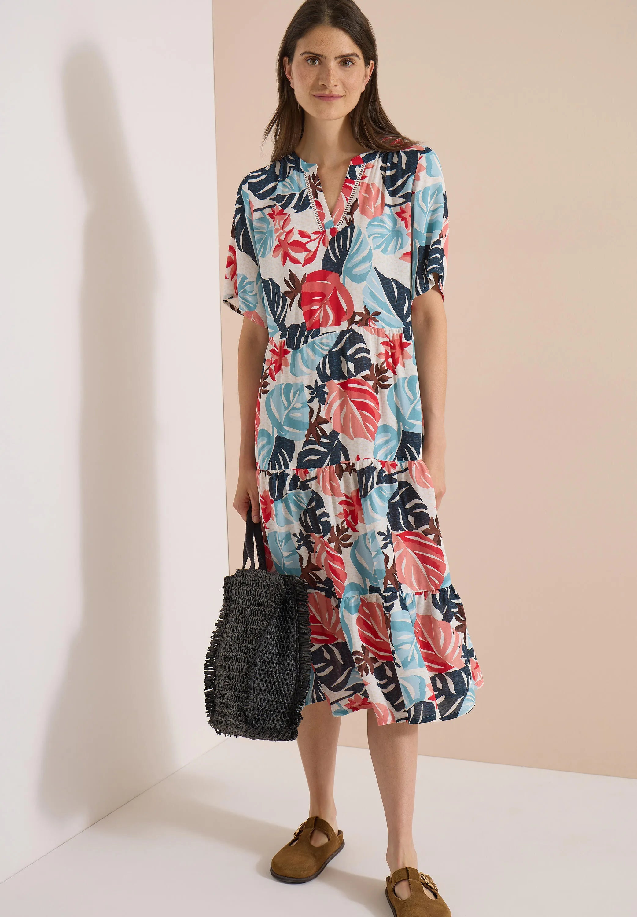 Sommerkleid Midi aus Viskose