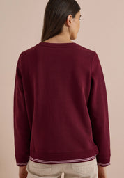 Sweatshirt mit Stickerei