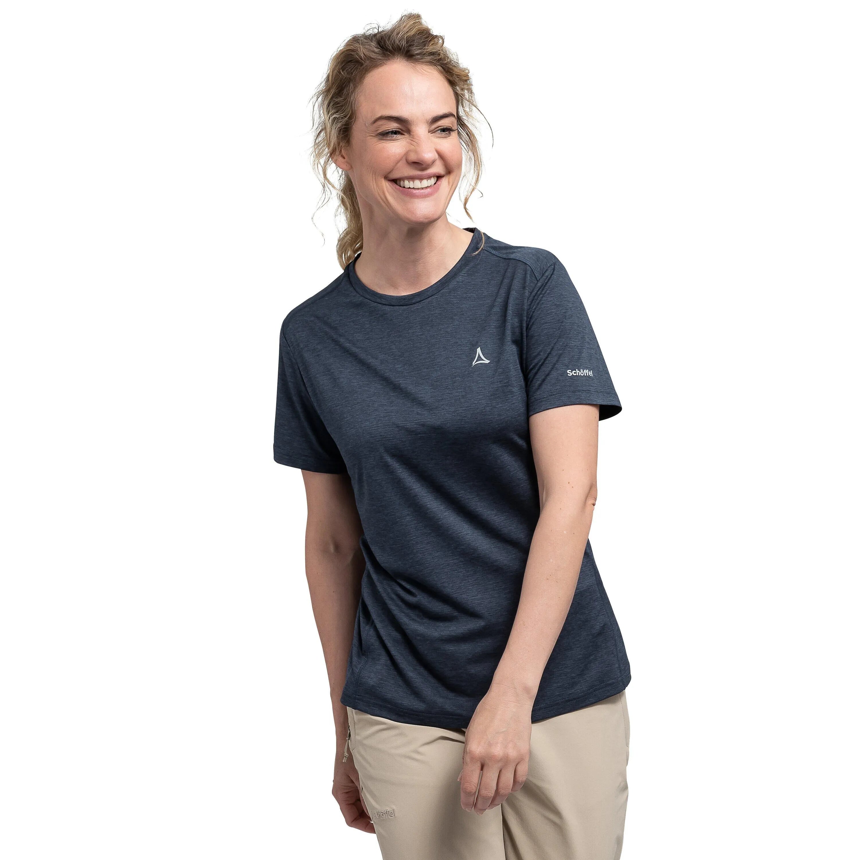 Funktionsshirt mit Rundhalsausschnitt