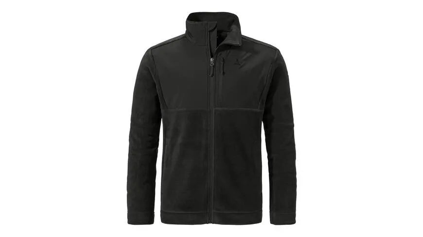 Fleecejacke mit Stehkragen