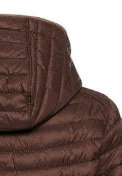 Steppjacke mit abnehmbarer Kapuze