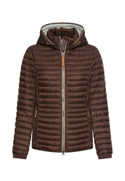 Steppjacke mit abnehmbarer Kapuze