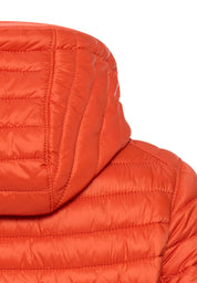 Steppjacke mit abnehmbarer Kapuze