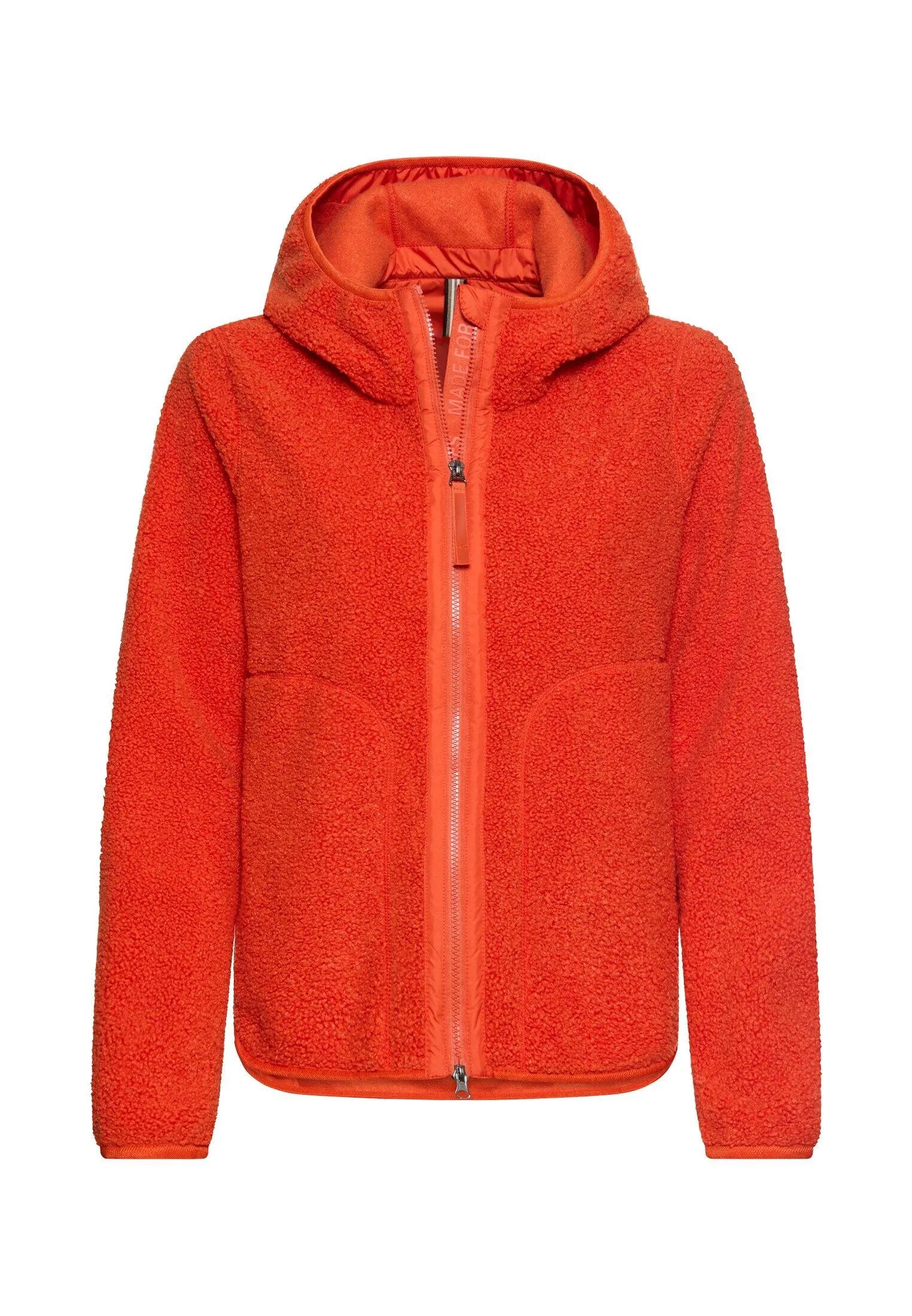 Teddyjacke mit Kapuze