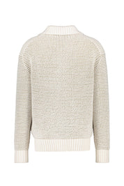 Strickjacke aus Schurwollmix