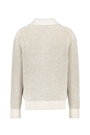 Strickjacke aus Schurwollmix