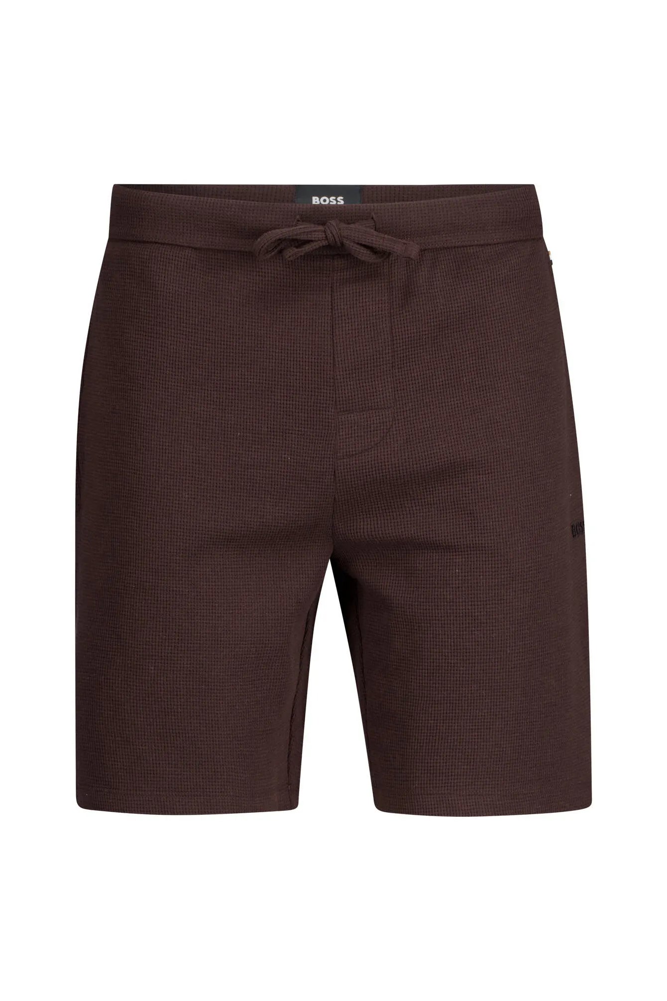 Pyjama-Shorts in Waffelstruktur