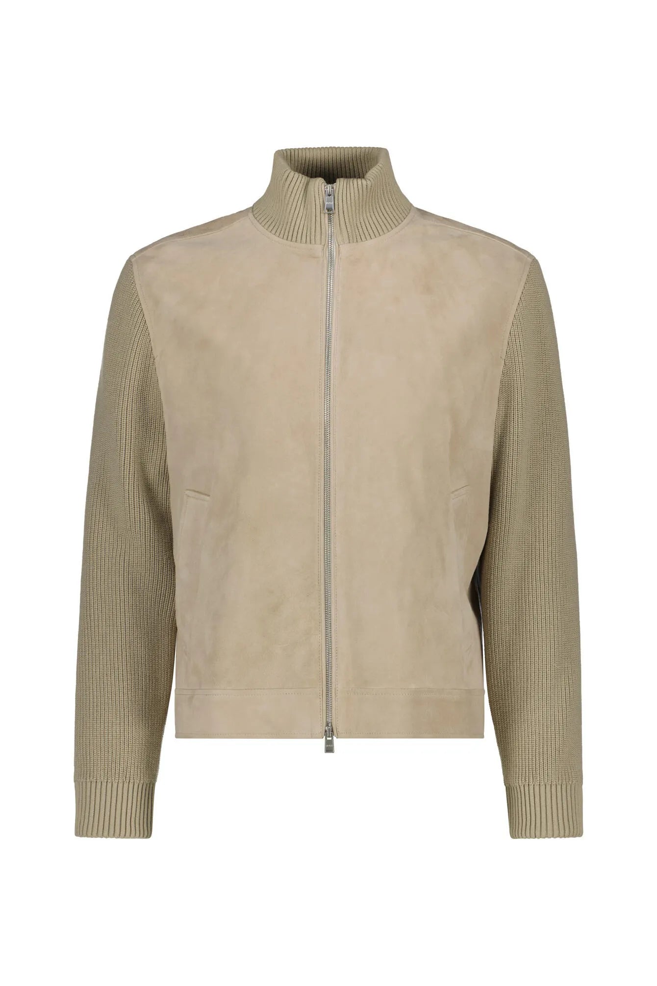 Lederjacke MAVEN mit Strickärmeln