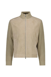Lederjacke MAVEN mit Strickärmeln