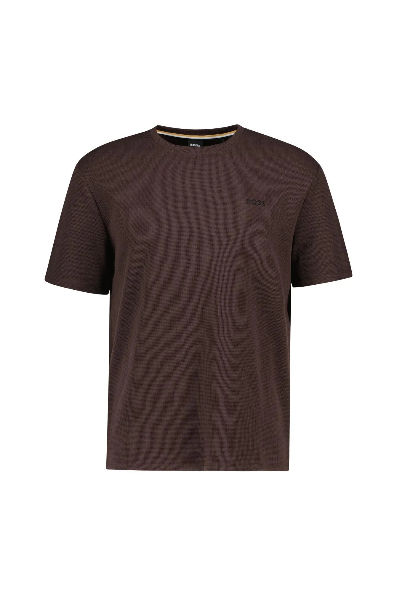 Pyjama-Shirt in Waffelstruktur