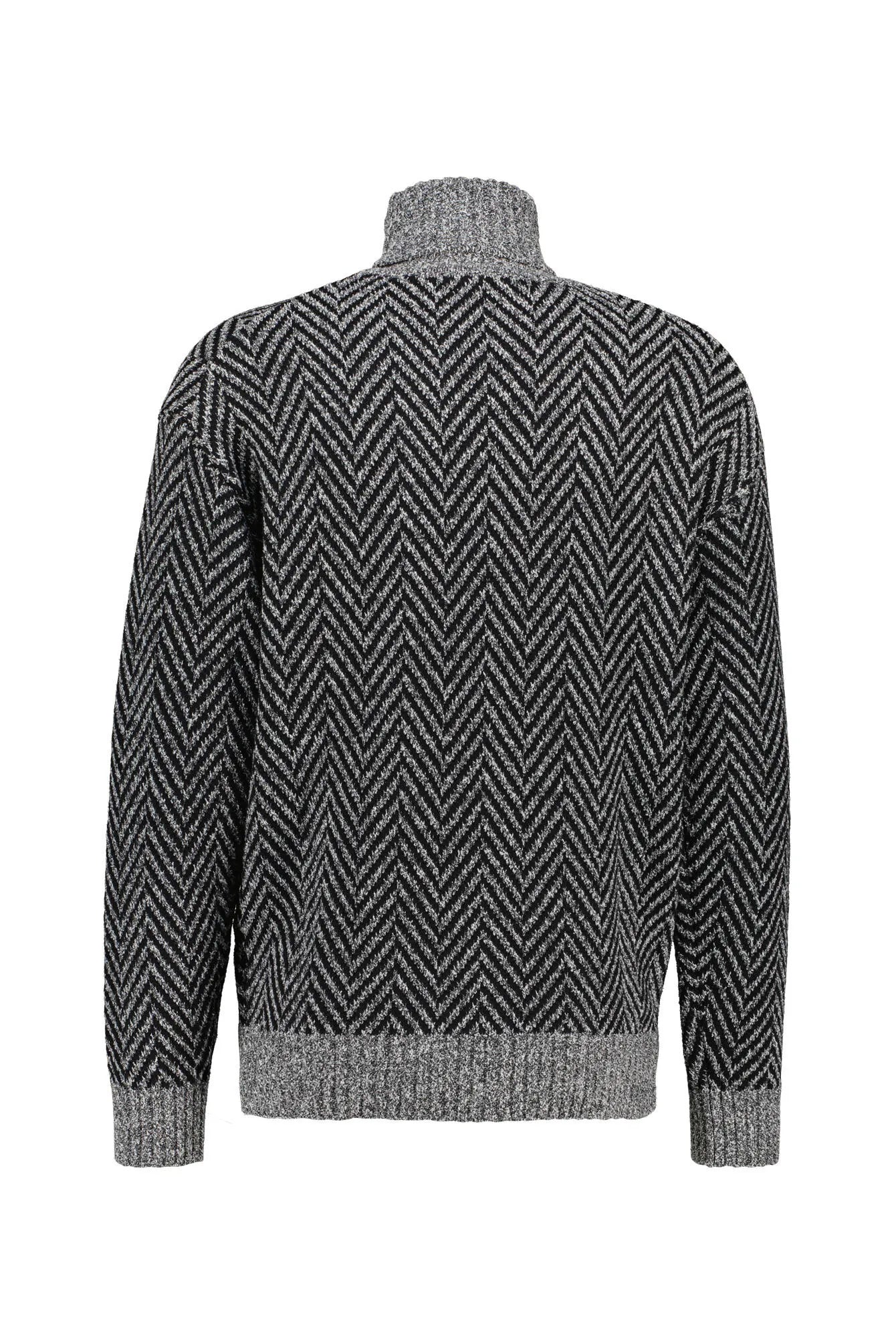 Rollkragenpullover aus Wollmix