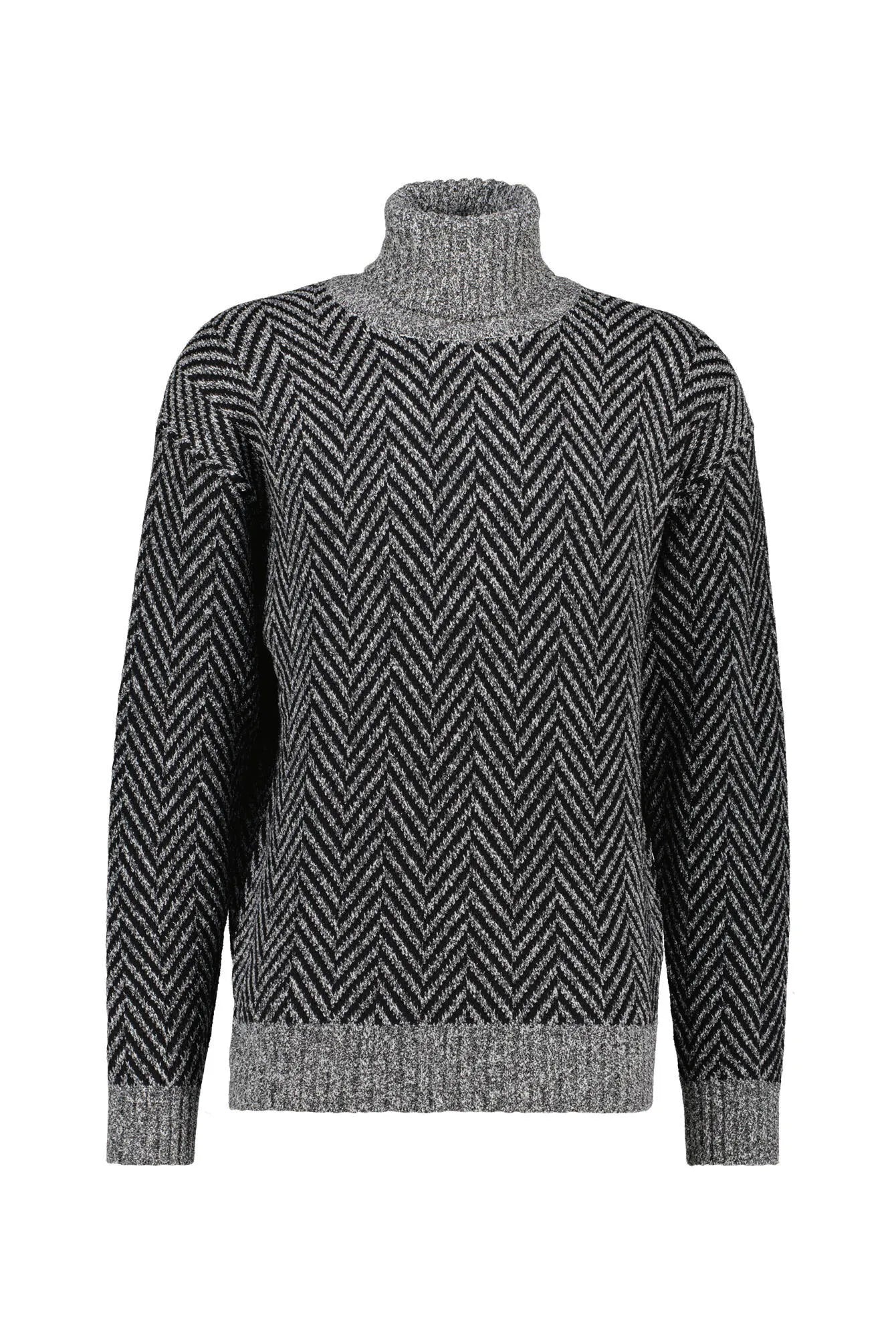 Rollkragenpullover aus Wollmix