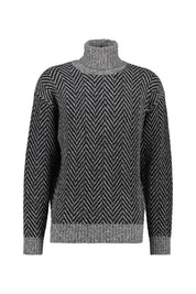 Rollkragenpullover aus Wollmix