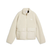 Fleecejacke in Teddy-Optik