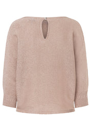 Strickpullover mit U-Boot-Ausschnitt