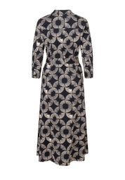 Hemdblusenkleid Maxi aus Baumwolle