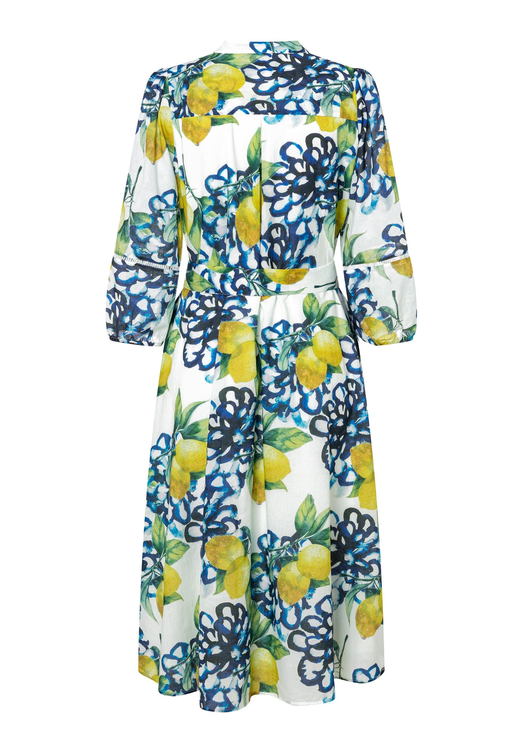 Hemdblusenkleid Midi aus Baumwolle