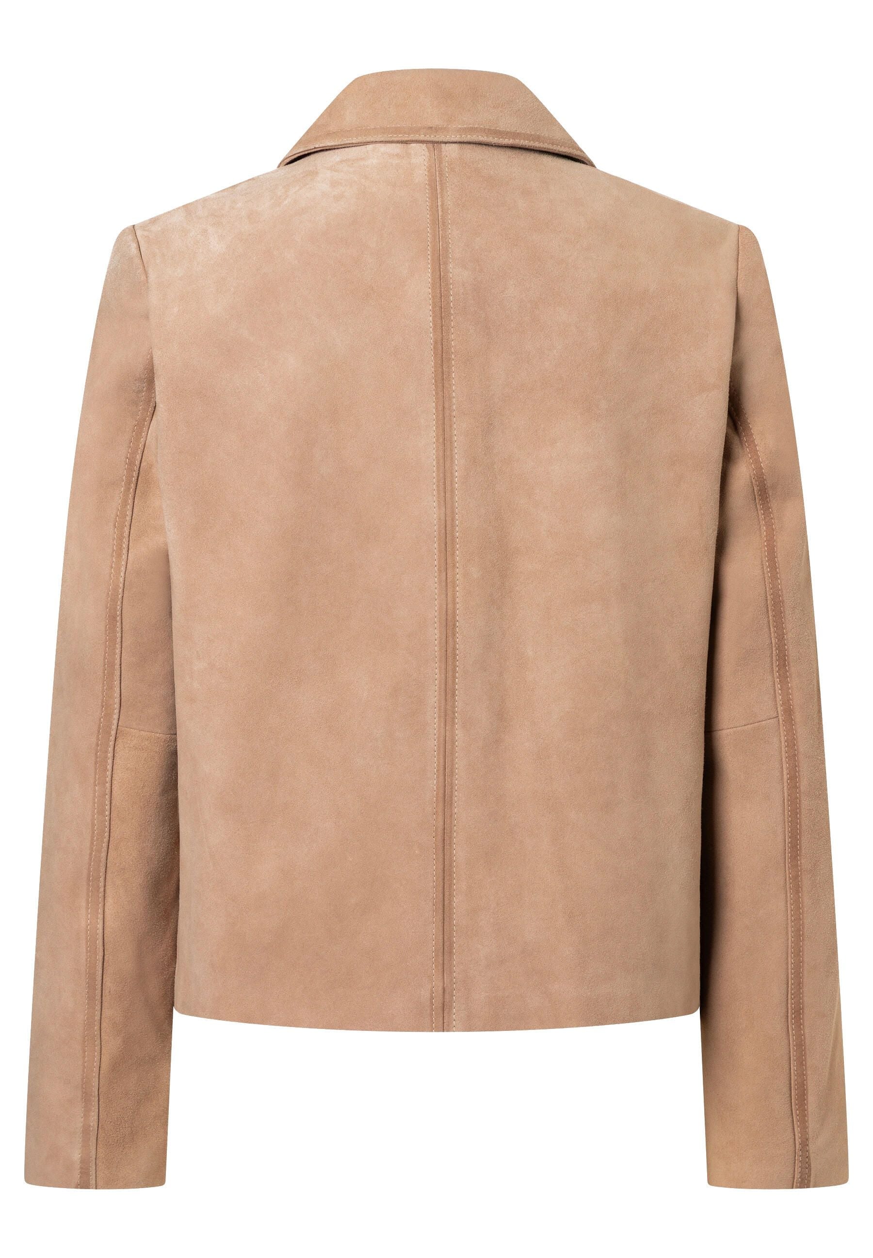 Lederjacke aus Veloursleder