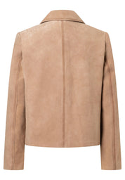 Lederjacke aus Veloursleder