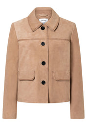 Lederjacke aus Veloursleder