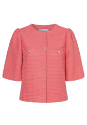 Boucléjacke aus Viskosemix