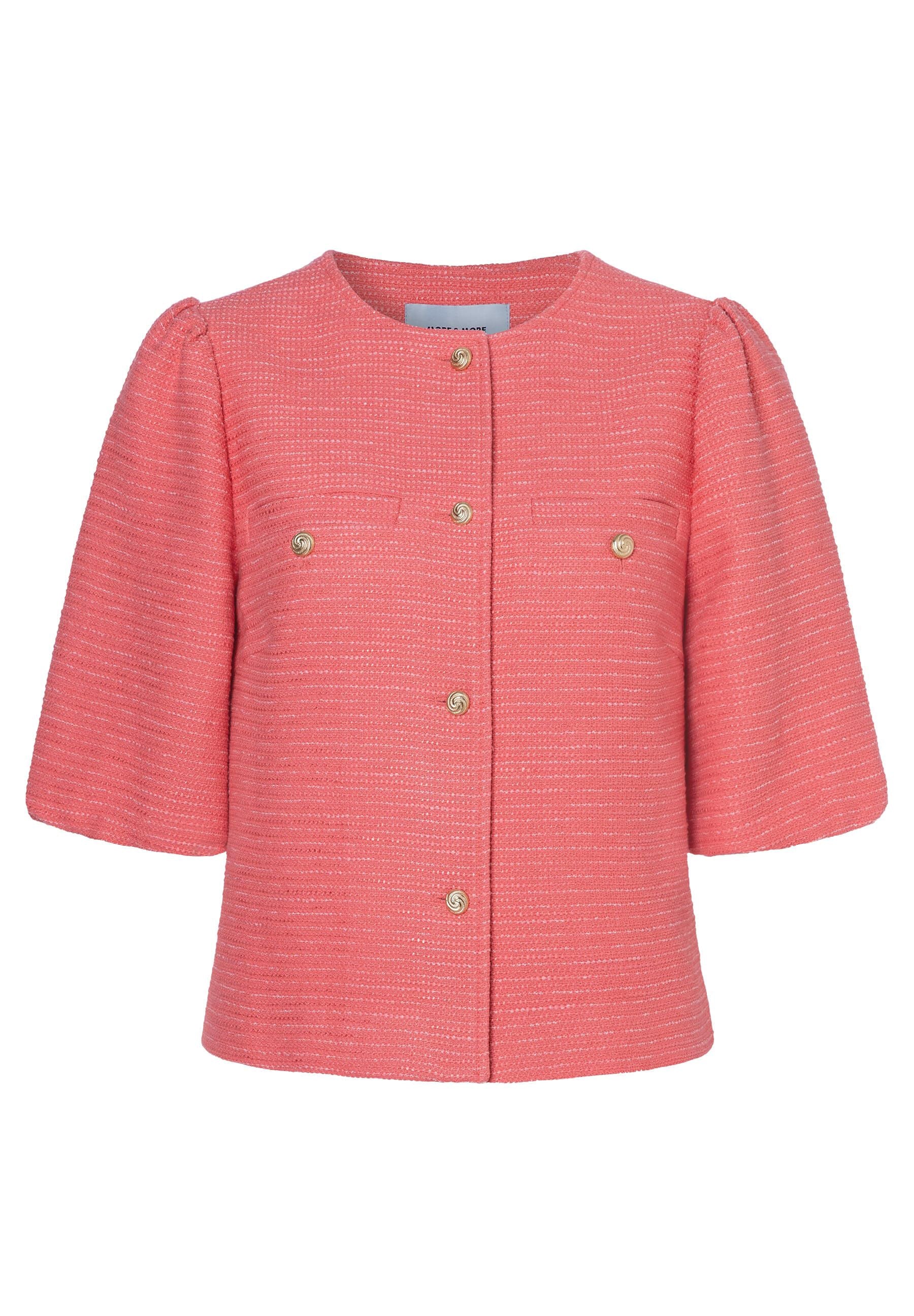 Boucléjacke aus Viskosemix