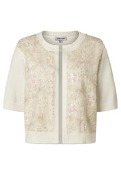 Cardigan aus Baumwollmix