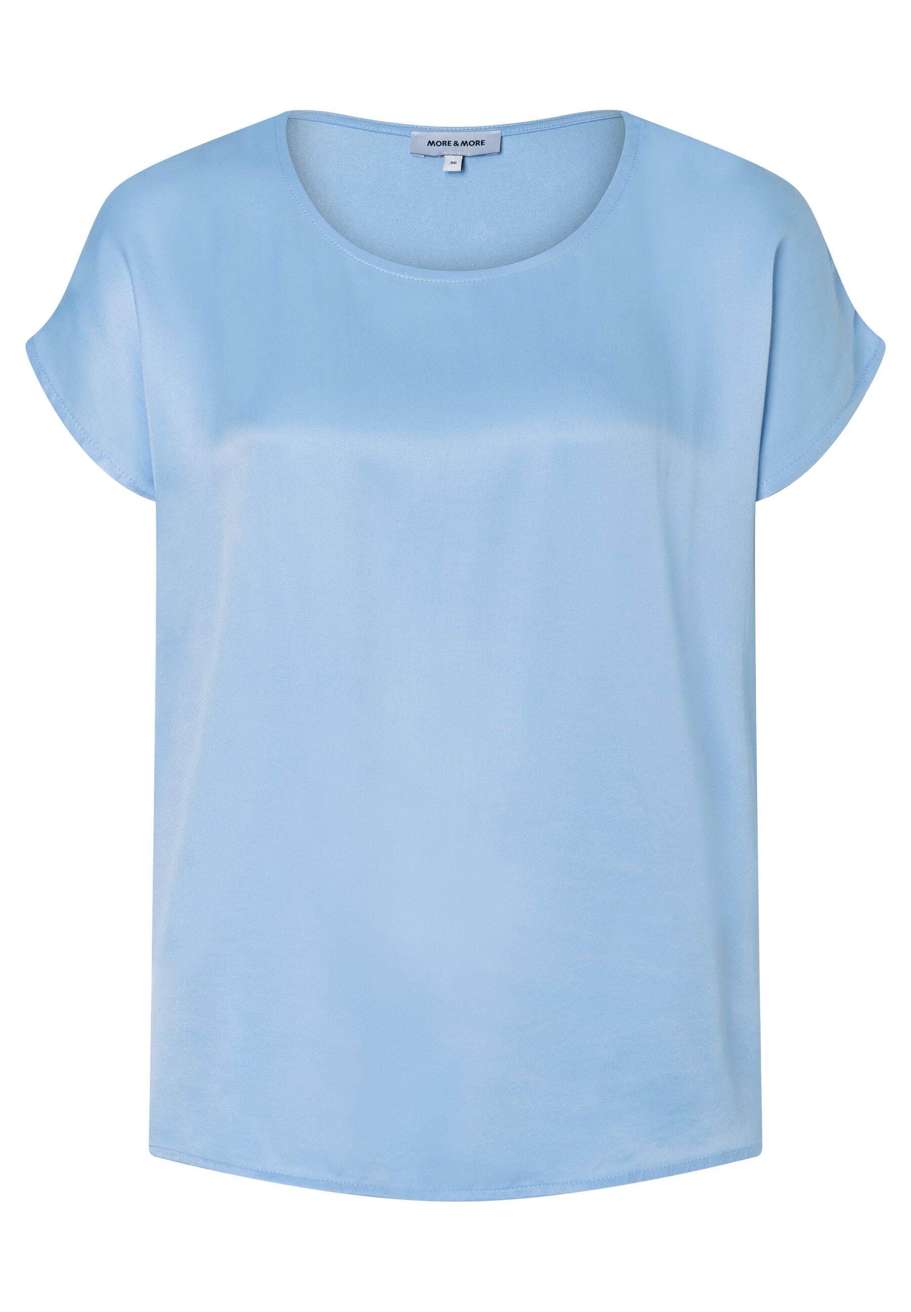 T-Shirt aus Viskose-Satin