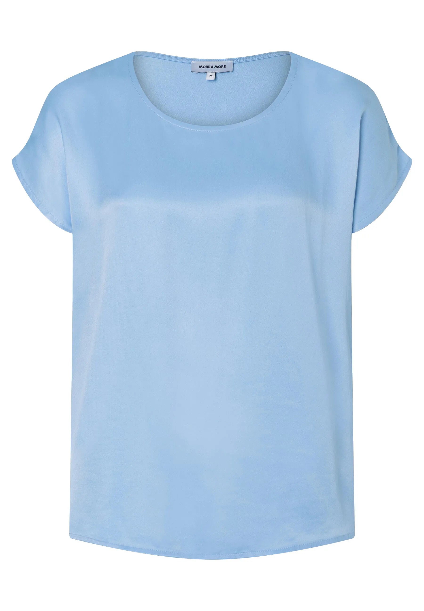 T-Shirt aus Viskose-Satin