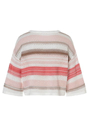 Strickpullover mit Streifen