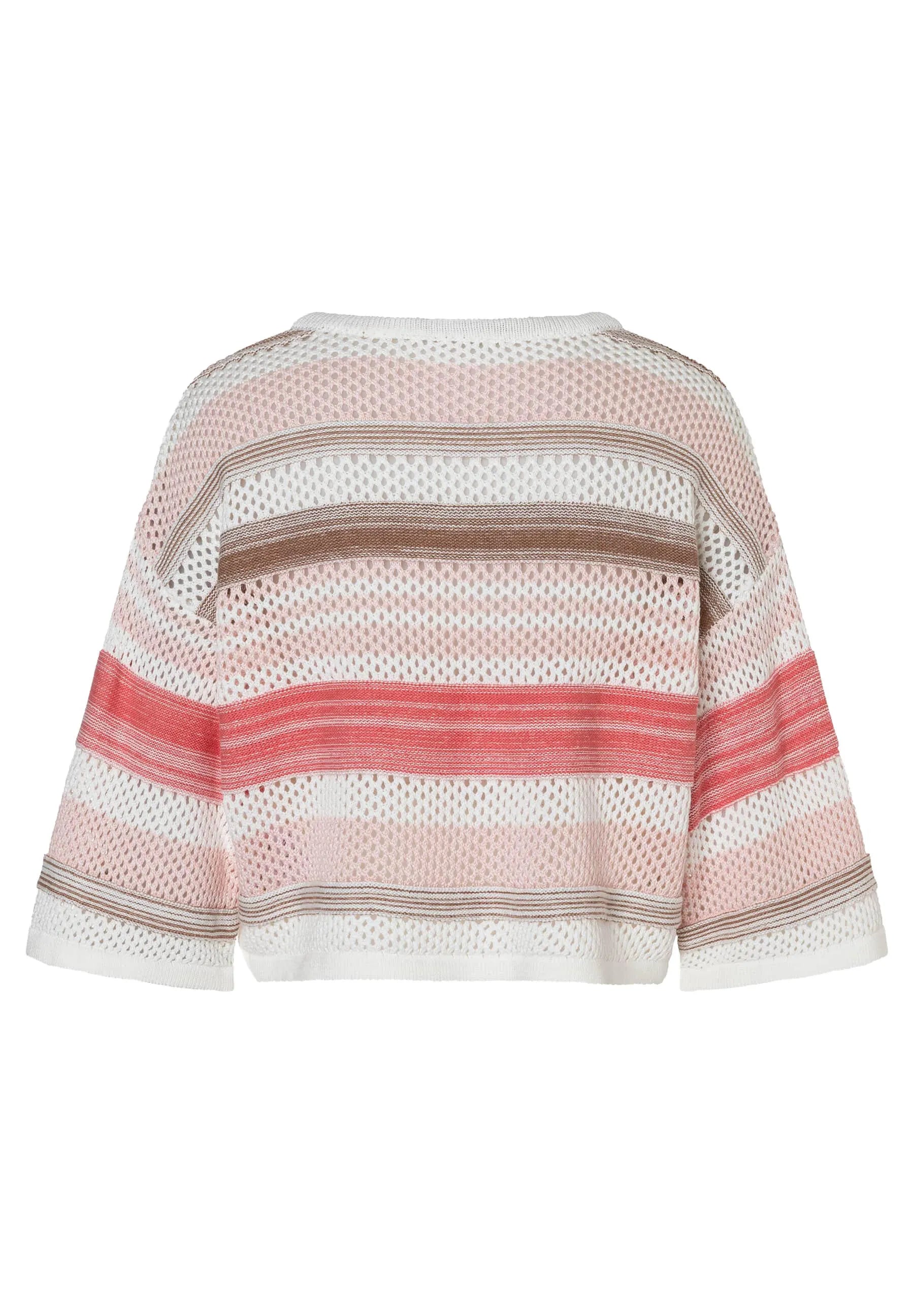 Strickpullover mit Streifen