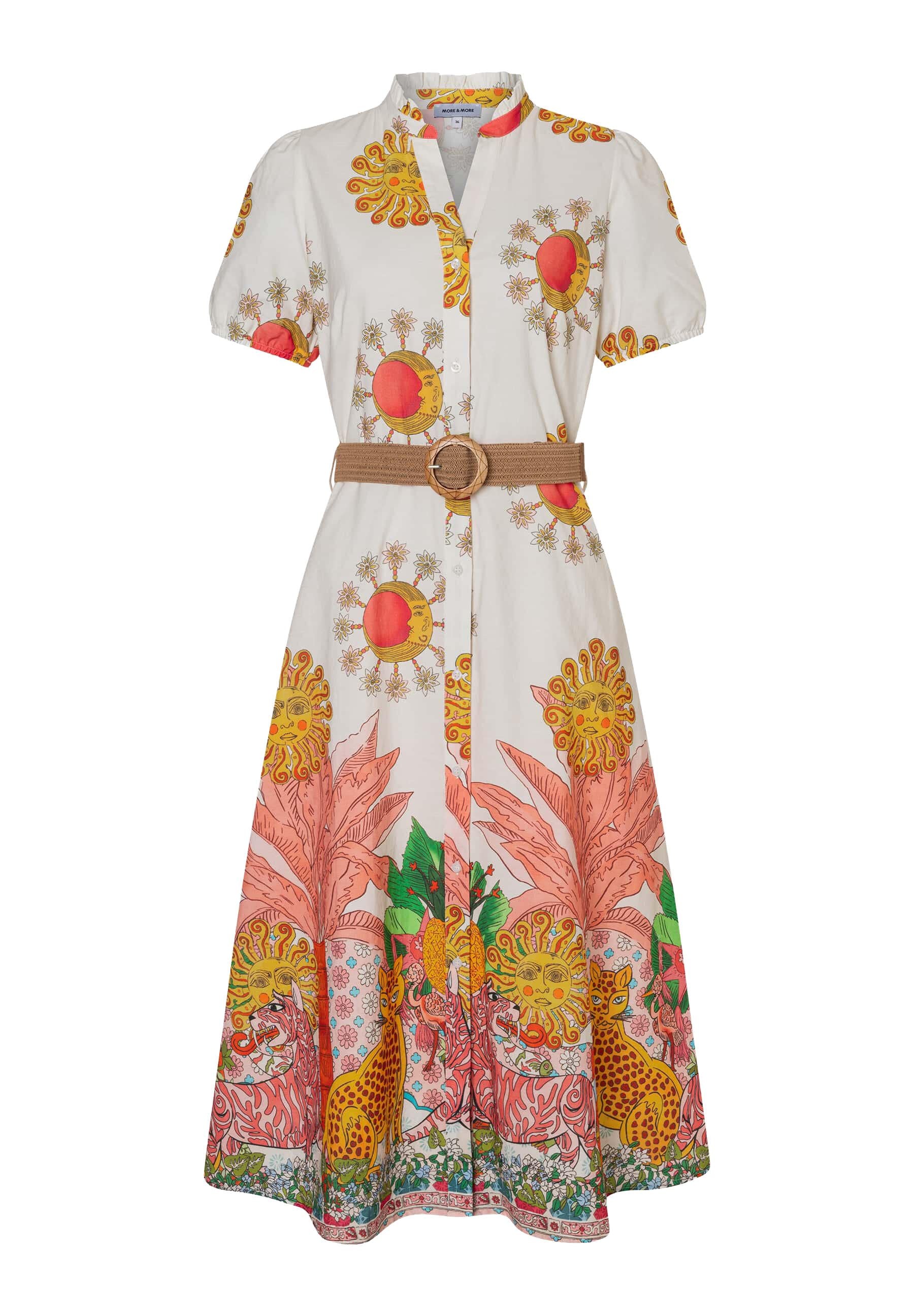 Sommerkleid Midi aus Baumwolle