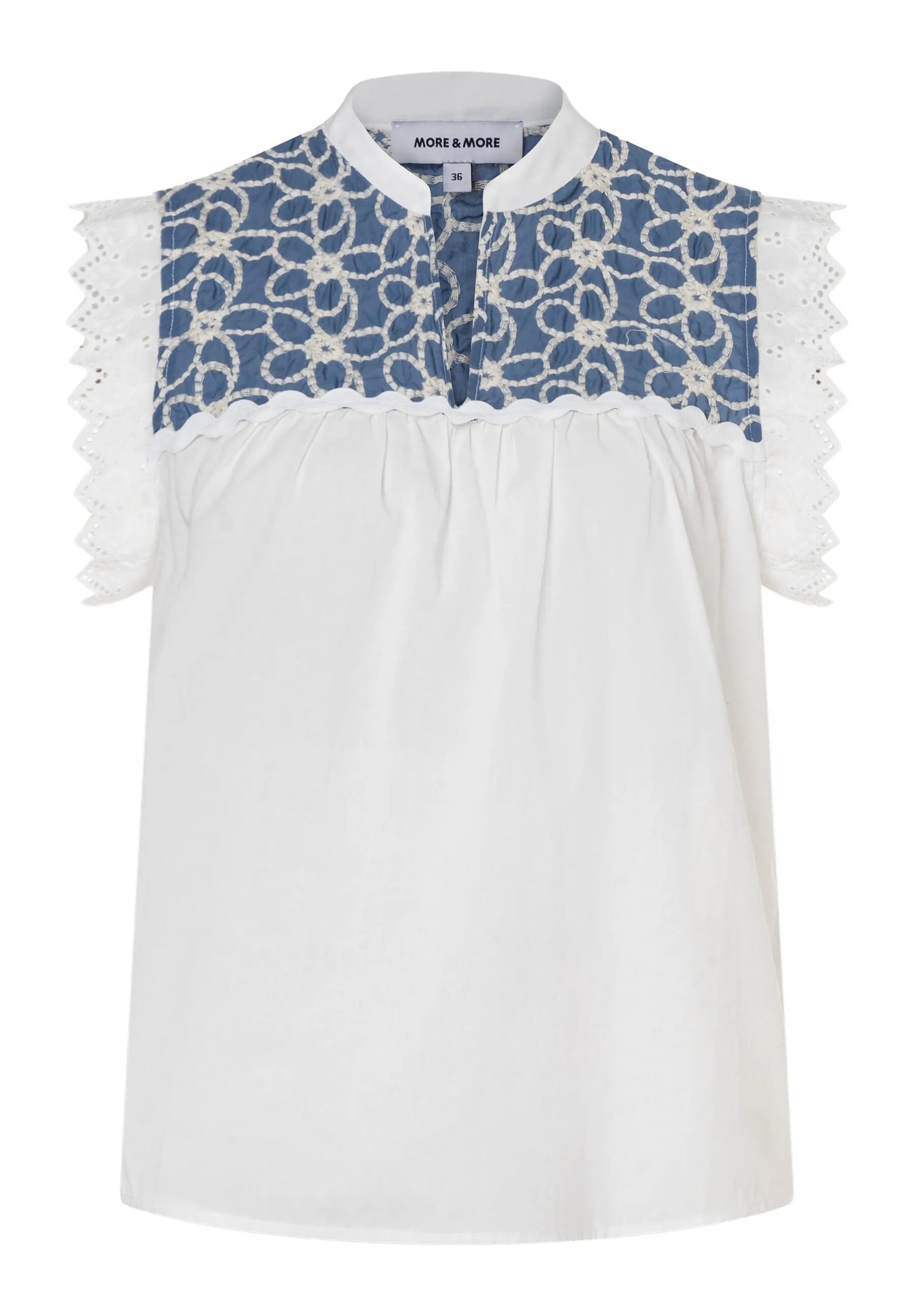 Bluse mit Stickereien