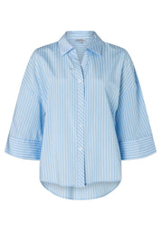 Bluse gestreift aus Viskosemix