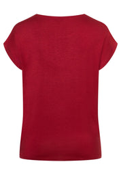 T-Shirt aus Satin