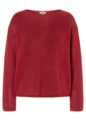 Strickpullover aus Baumwollmix