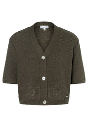 Strick-Cardigan Boxy Fit