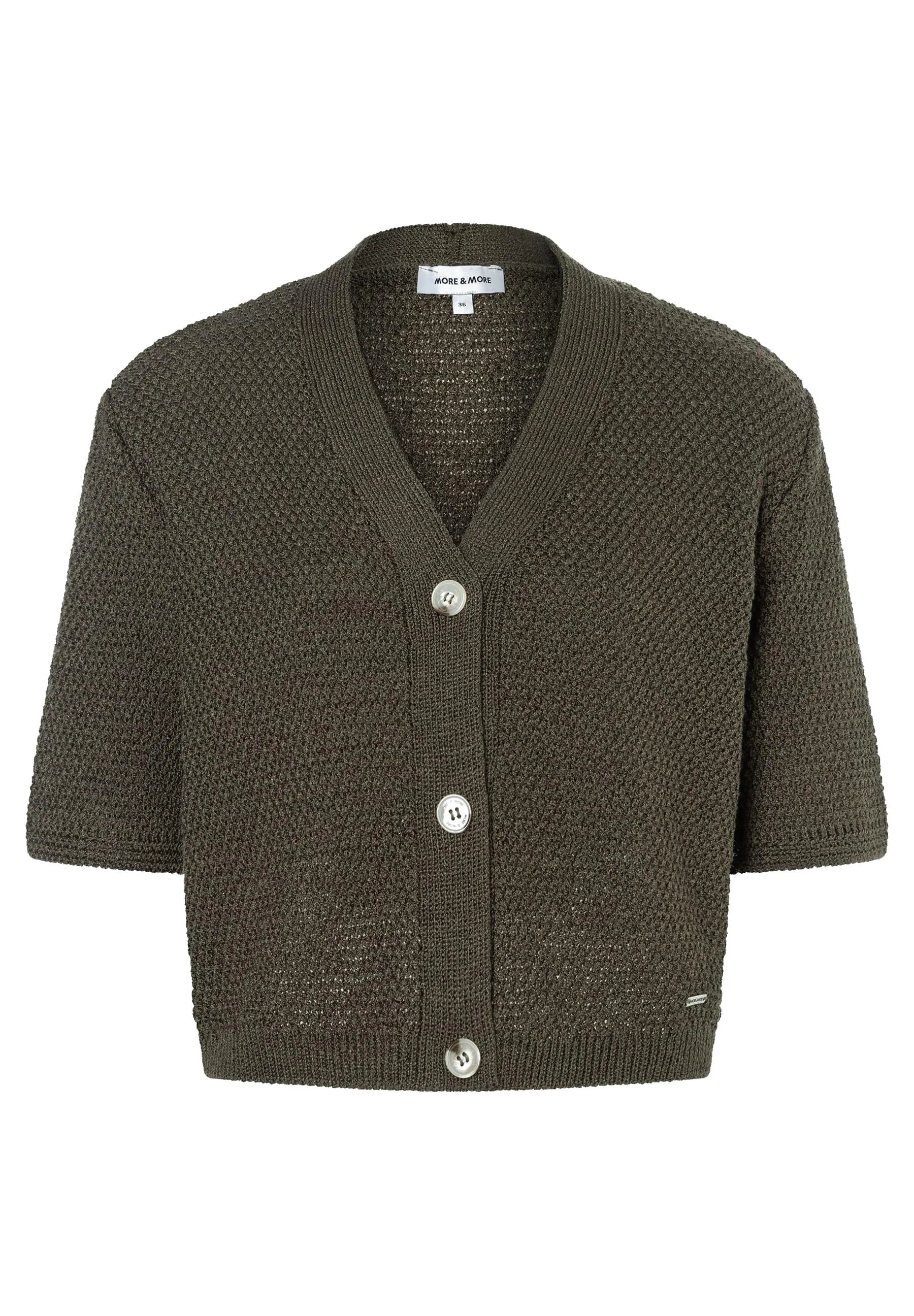 Strick-Cardigan Boxy Fit