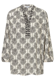 Tunika-Bluse aus Viskose