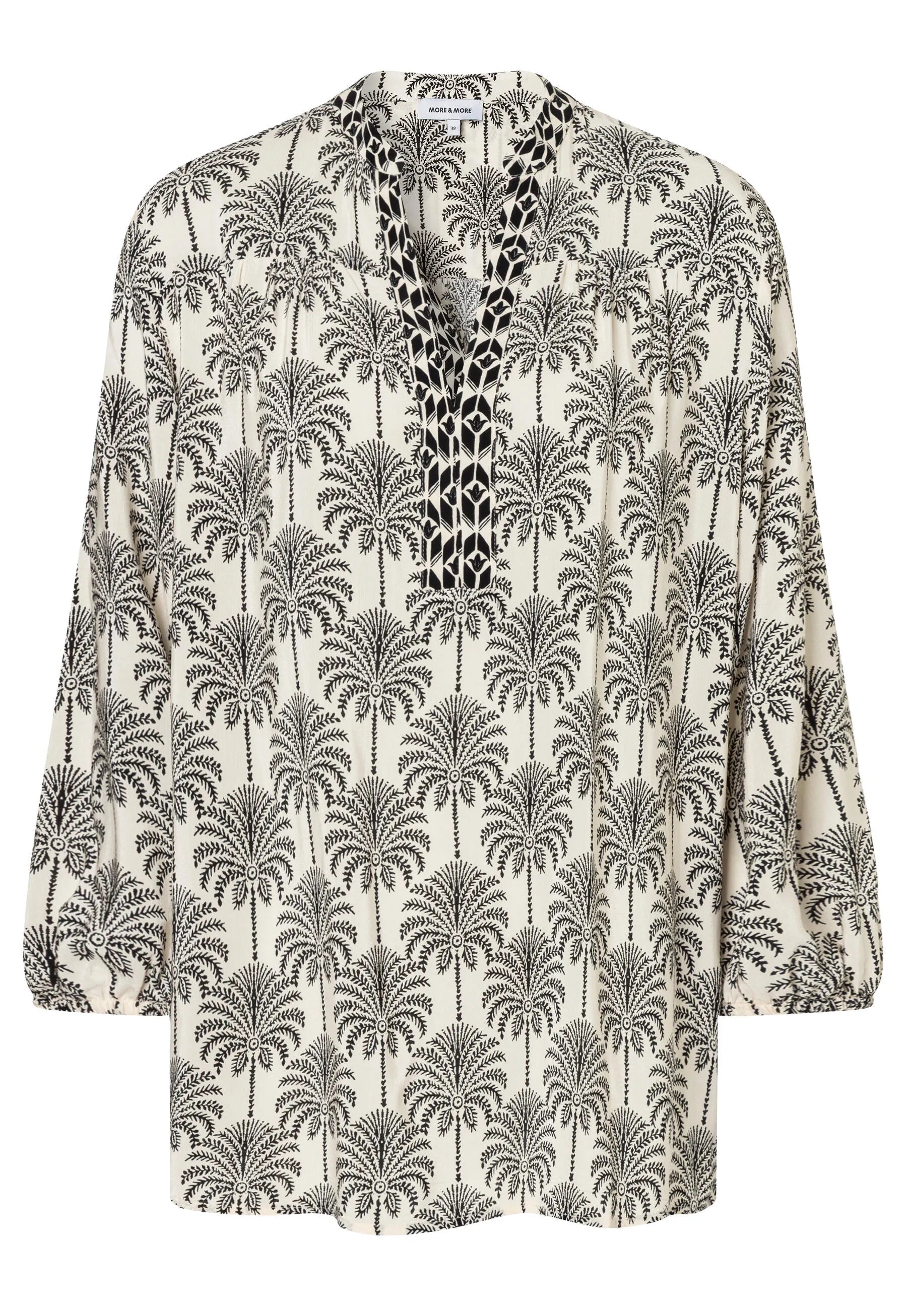 Tunika-Bluse aus Viskose