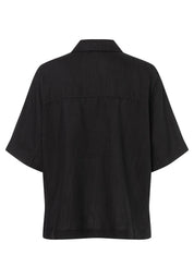 Rüschenbluse aus Viskosemix