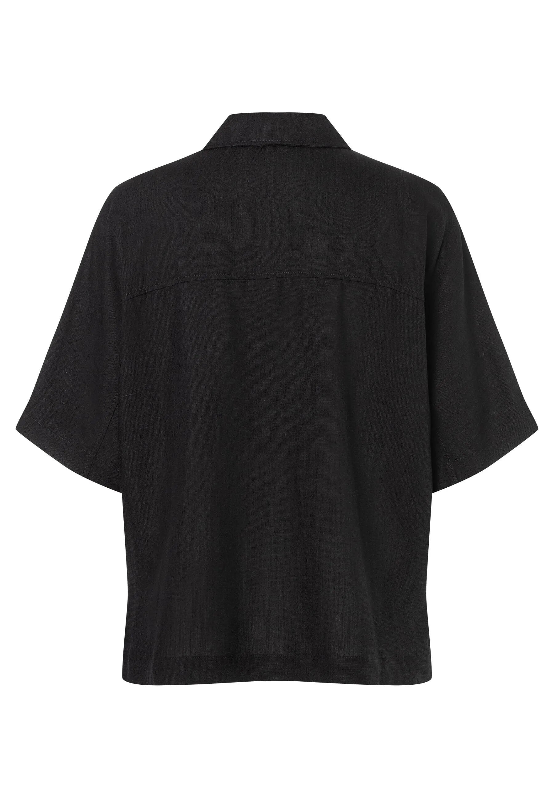 Rüschenbluse aus Viskosemix