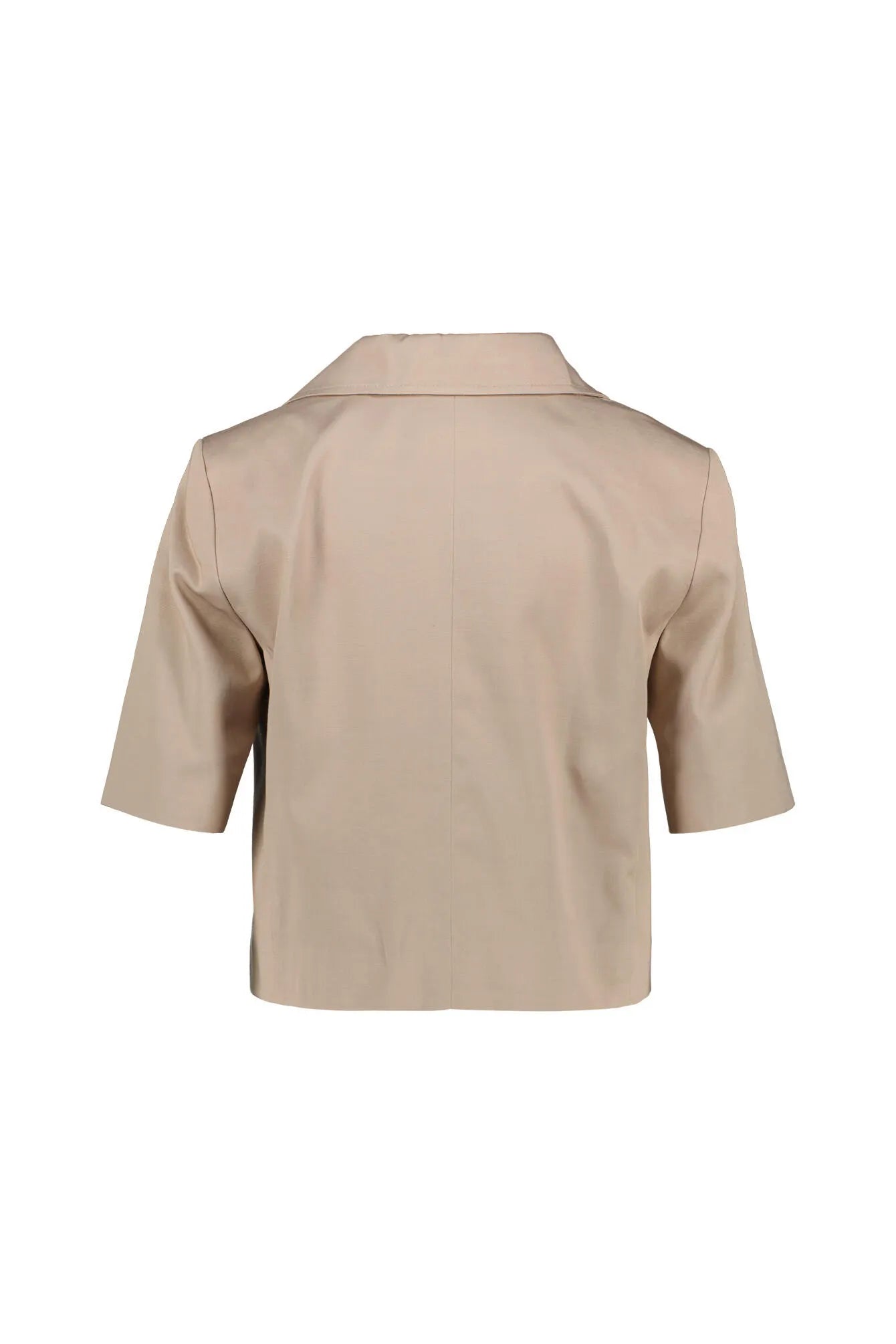 Blazer cropped aus Lyocellmix